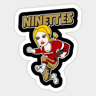 San Francisco Ninettes Sticker